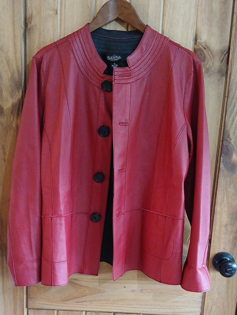 Peck & Peck Collection Reversible Leather Jacket - XL